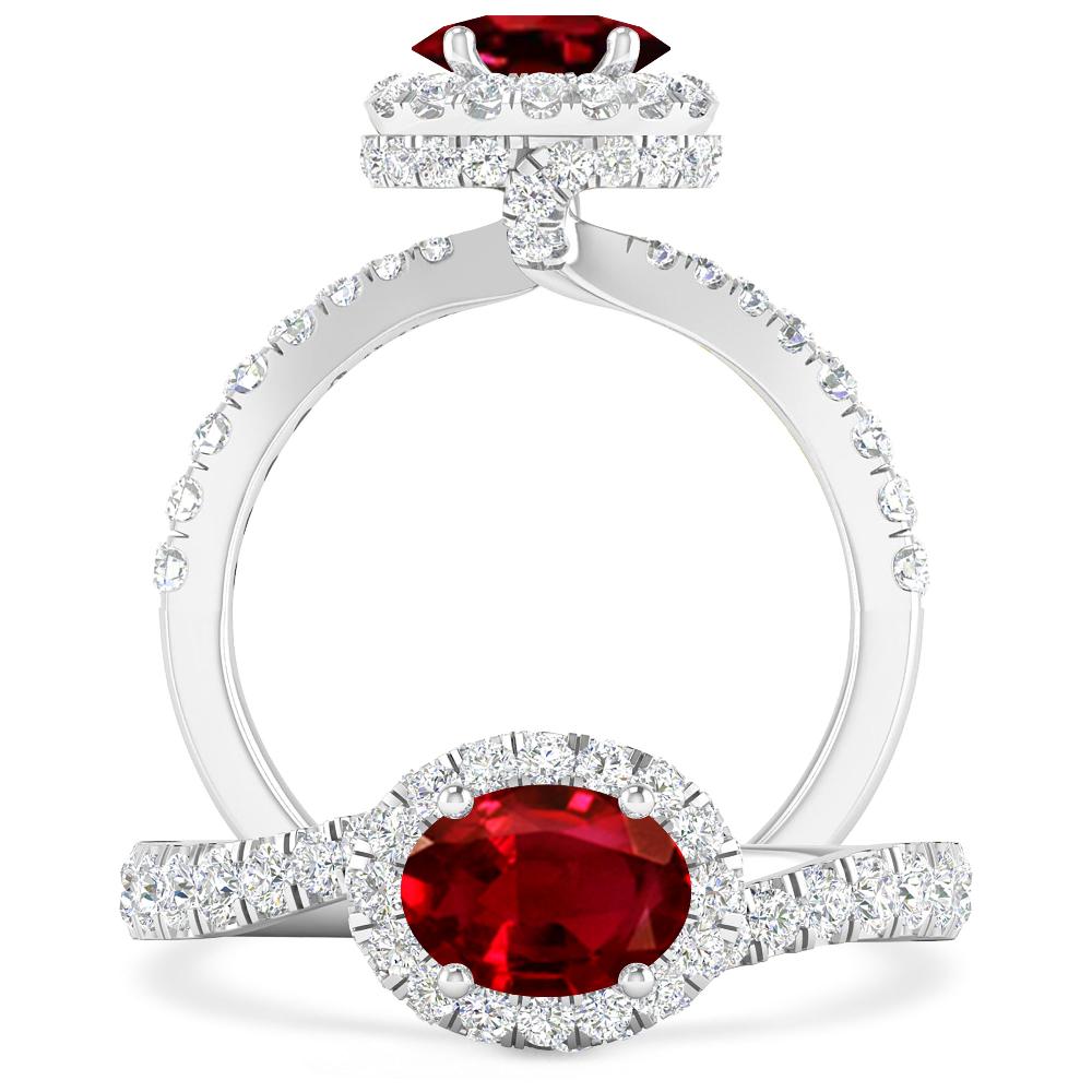 White Gold - Ruby