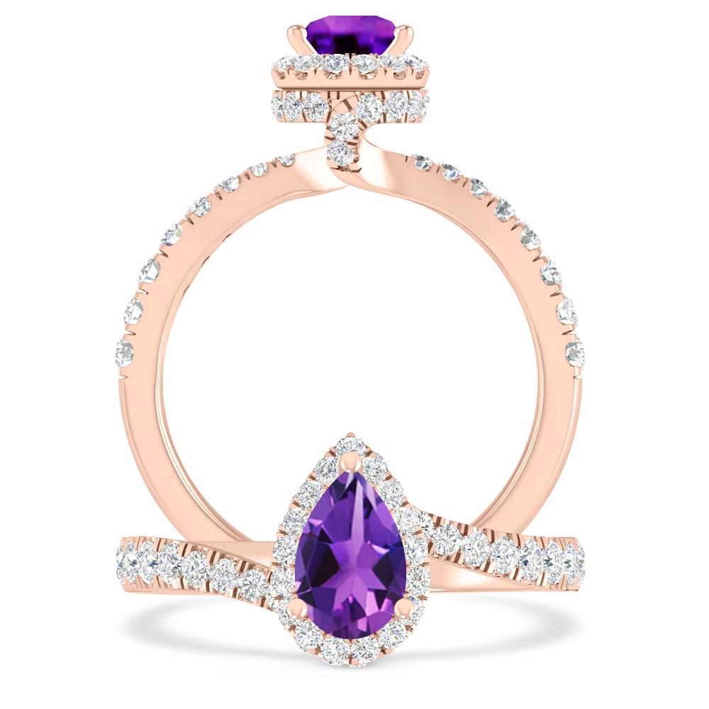 Rose Gold - Amethyst