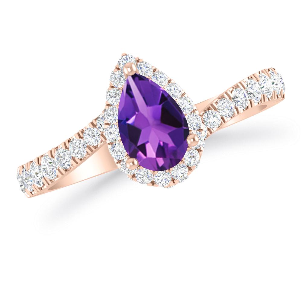 Rose Gold - Amethyst