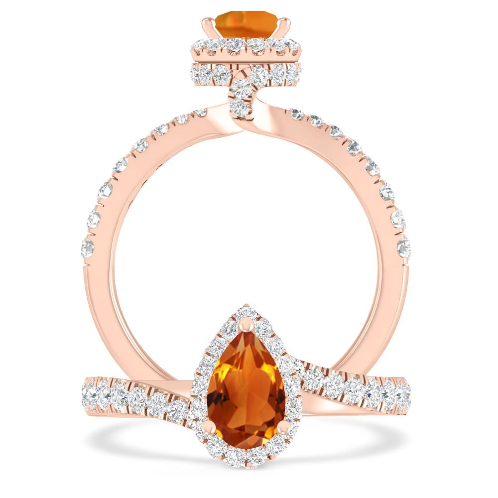 Rose Gold - Citrine