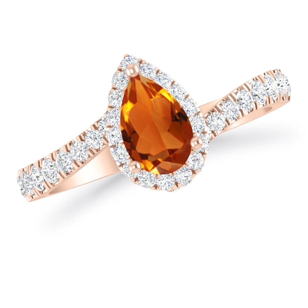 Rose Gold - Citrine