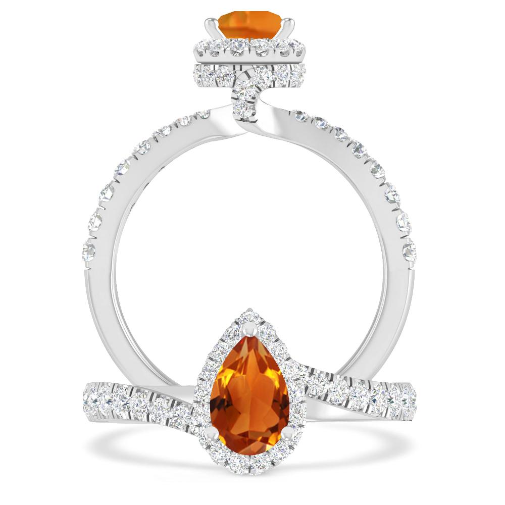 White Gold - Citrine