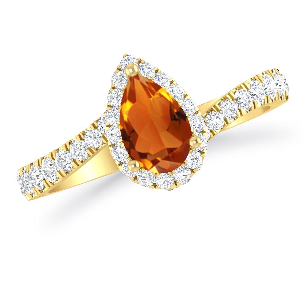 Yellow Gold - Citrine