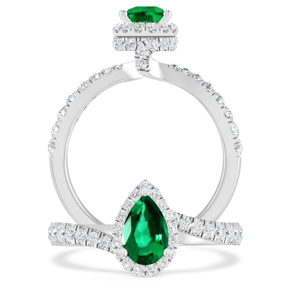 White Gold - Emerald