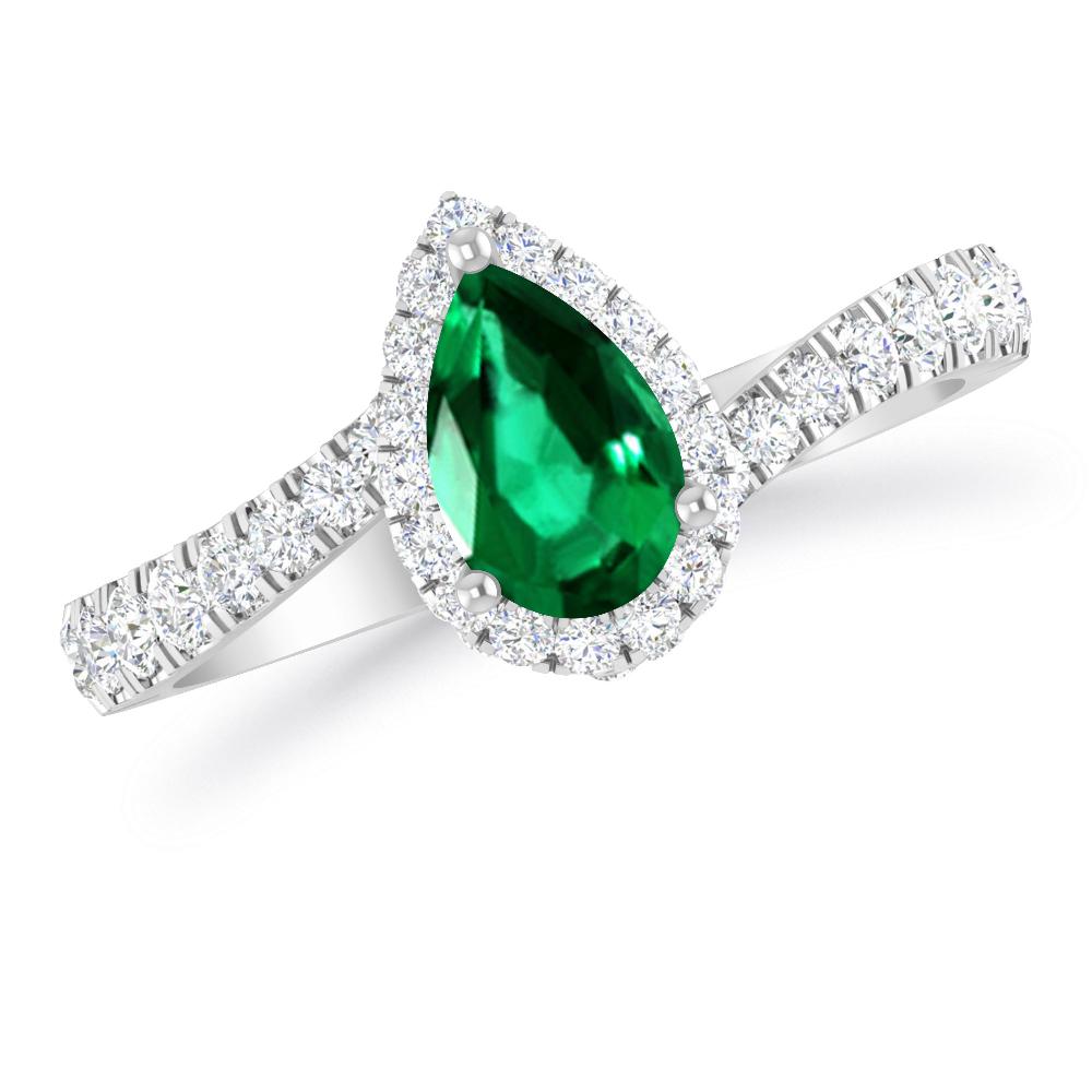 White Gold - Emerald