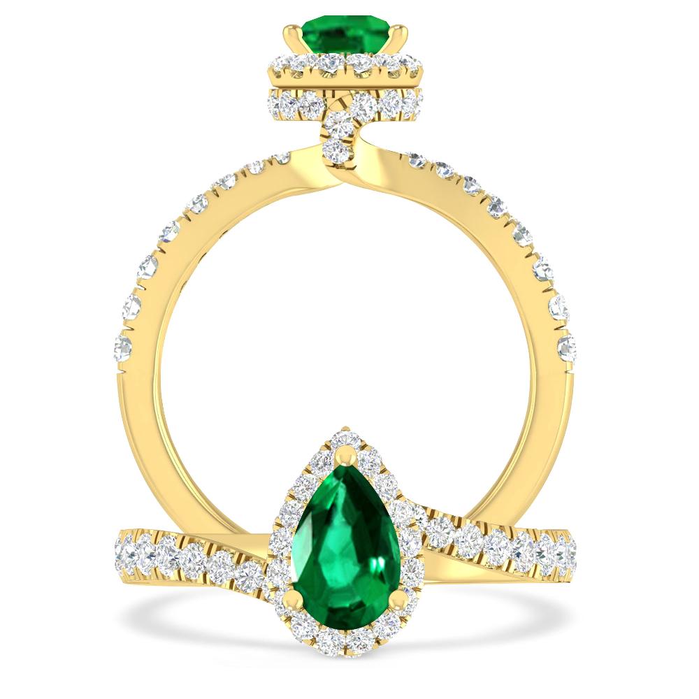 Yellow Gold - Emerald