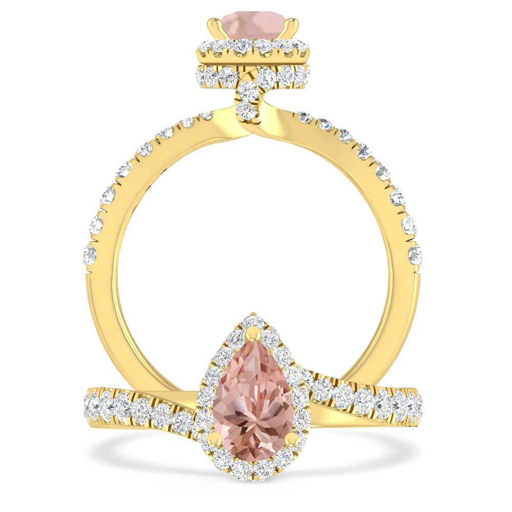 Yellow Gold - Morganite