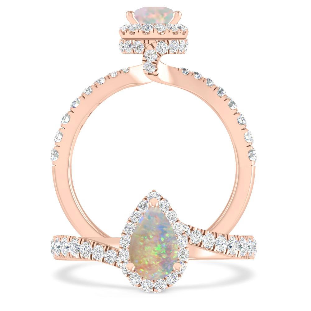 Rose Gold - Opal