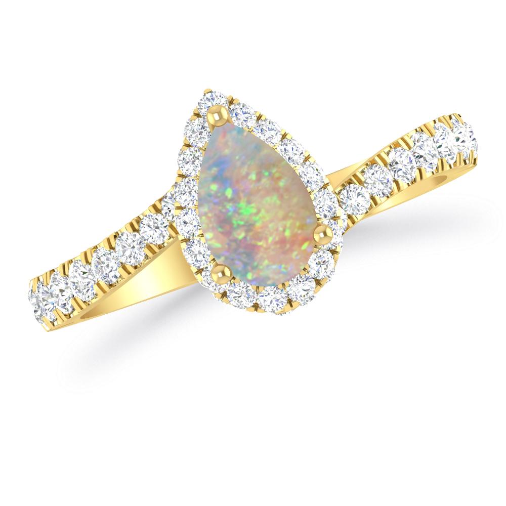 Yellow Gold - Opal