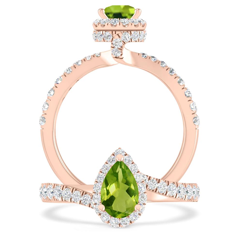 Rose Gold - Peridot