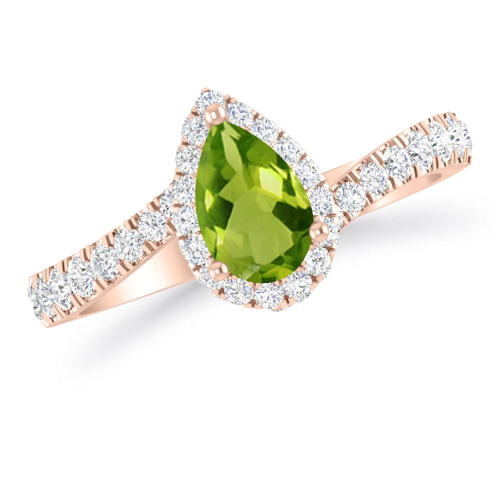 Rose Gold - Peridot