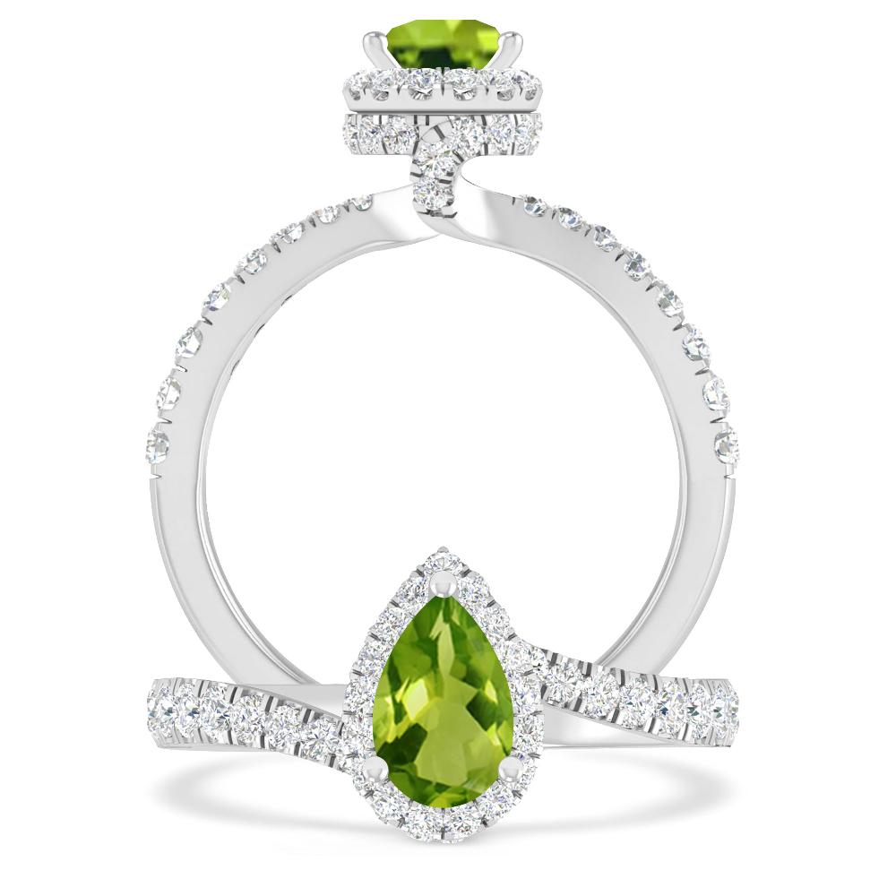 White Gold - Peridot