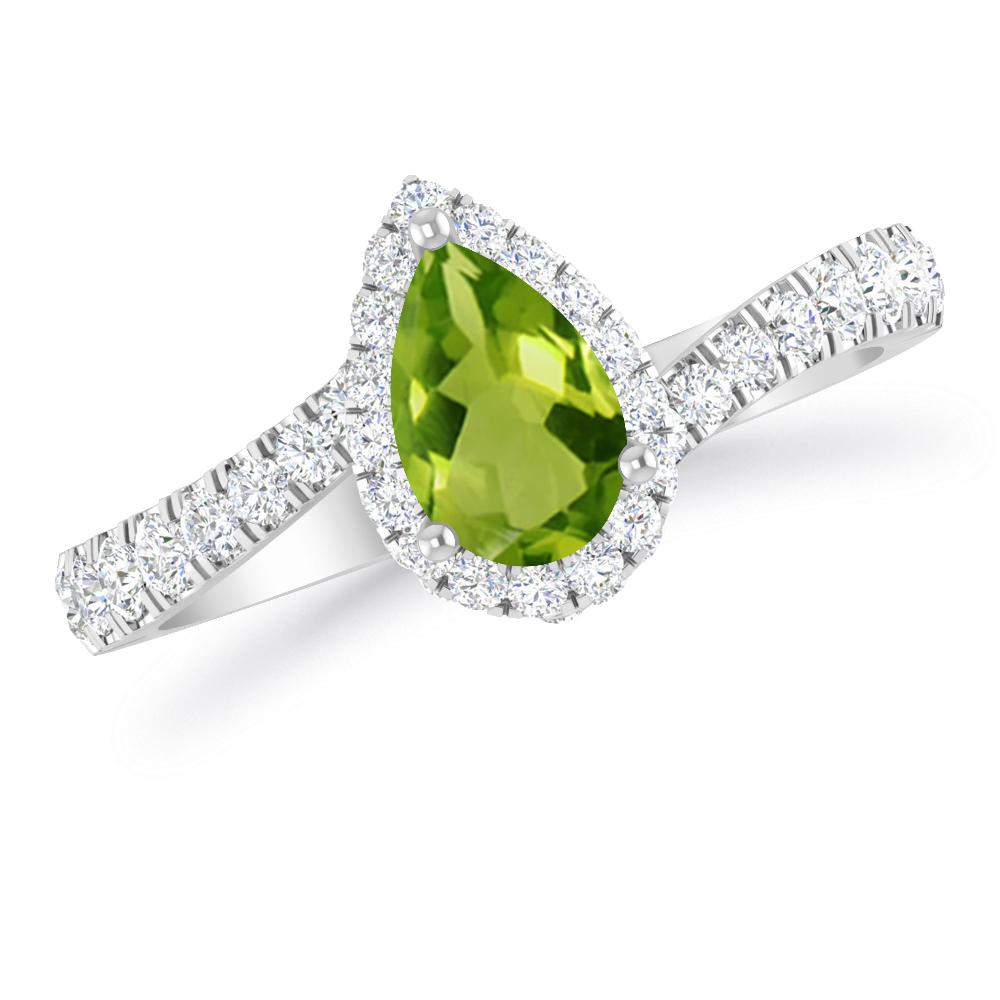 White Gold - Peridot