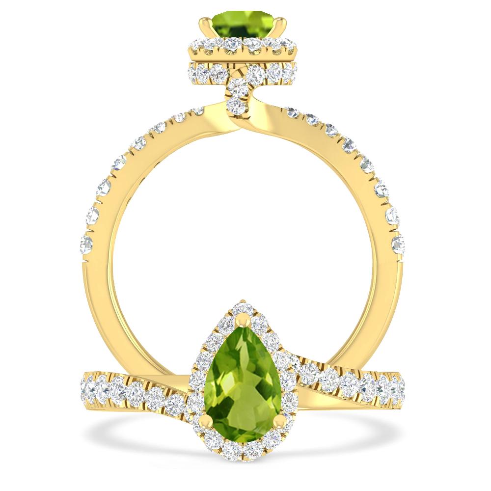 Yellow Gold - Peridot