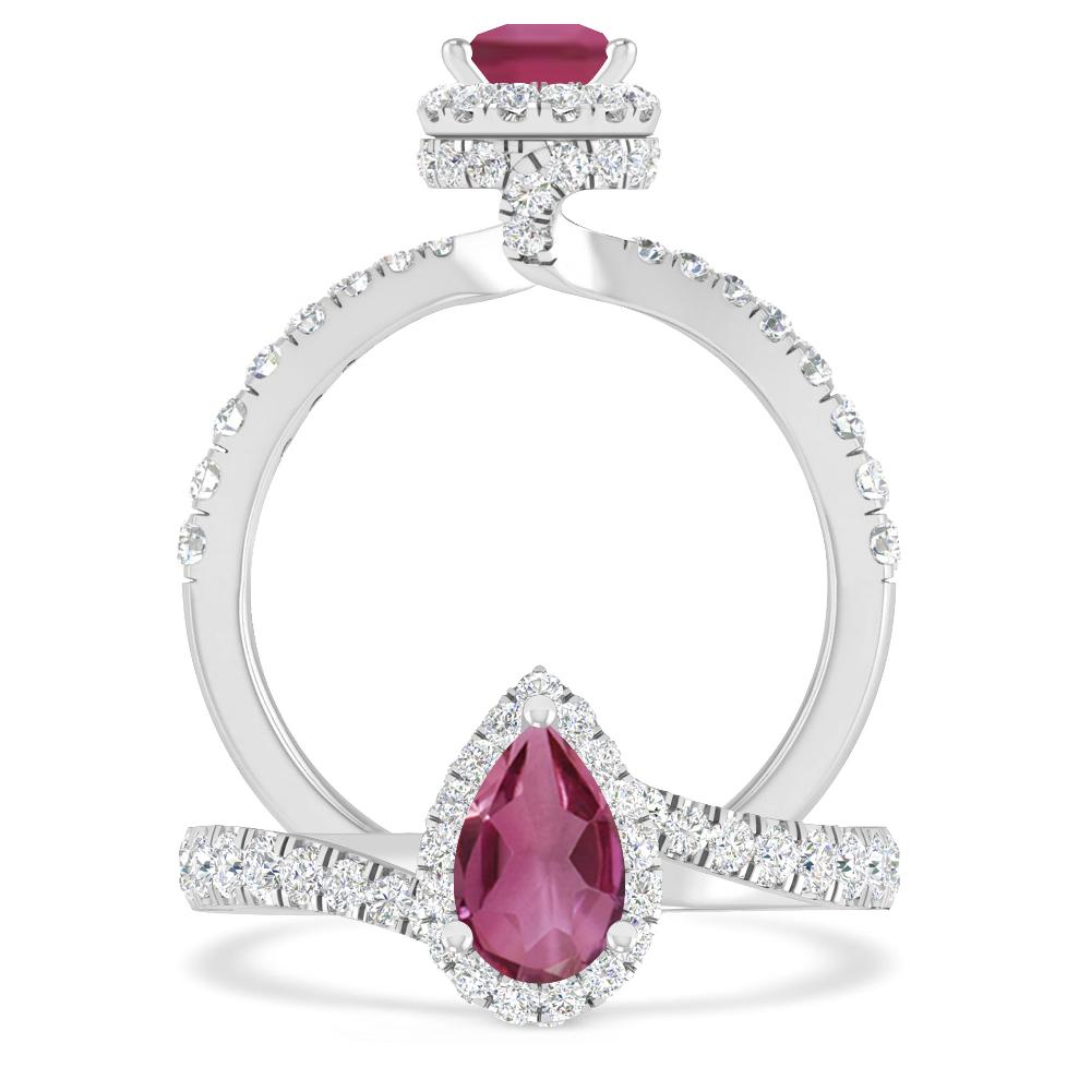 White Gold - Pink Tourmaline