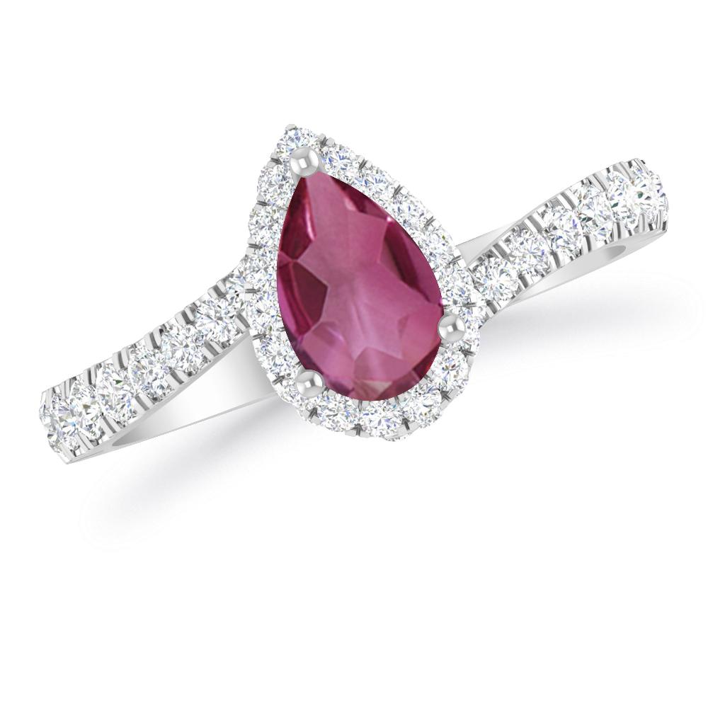 White Gold - Pink Tourmaline