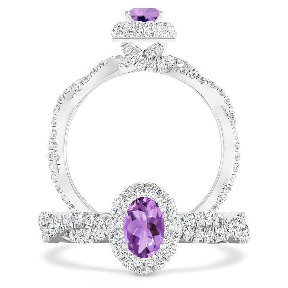 White Gold - Amethyst