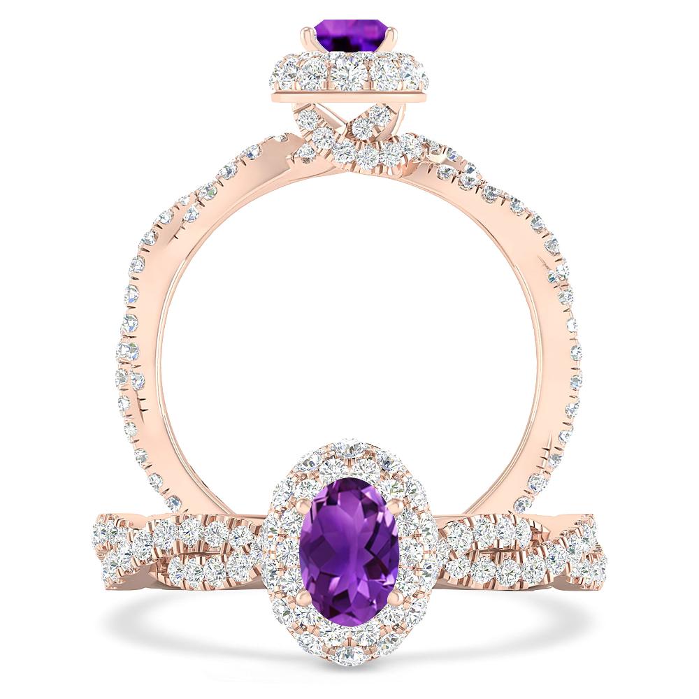 Rose Gold - Amethyst