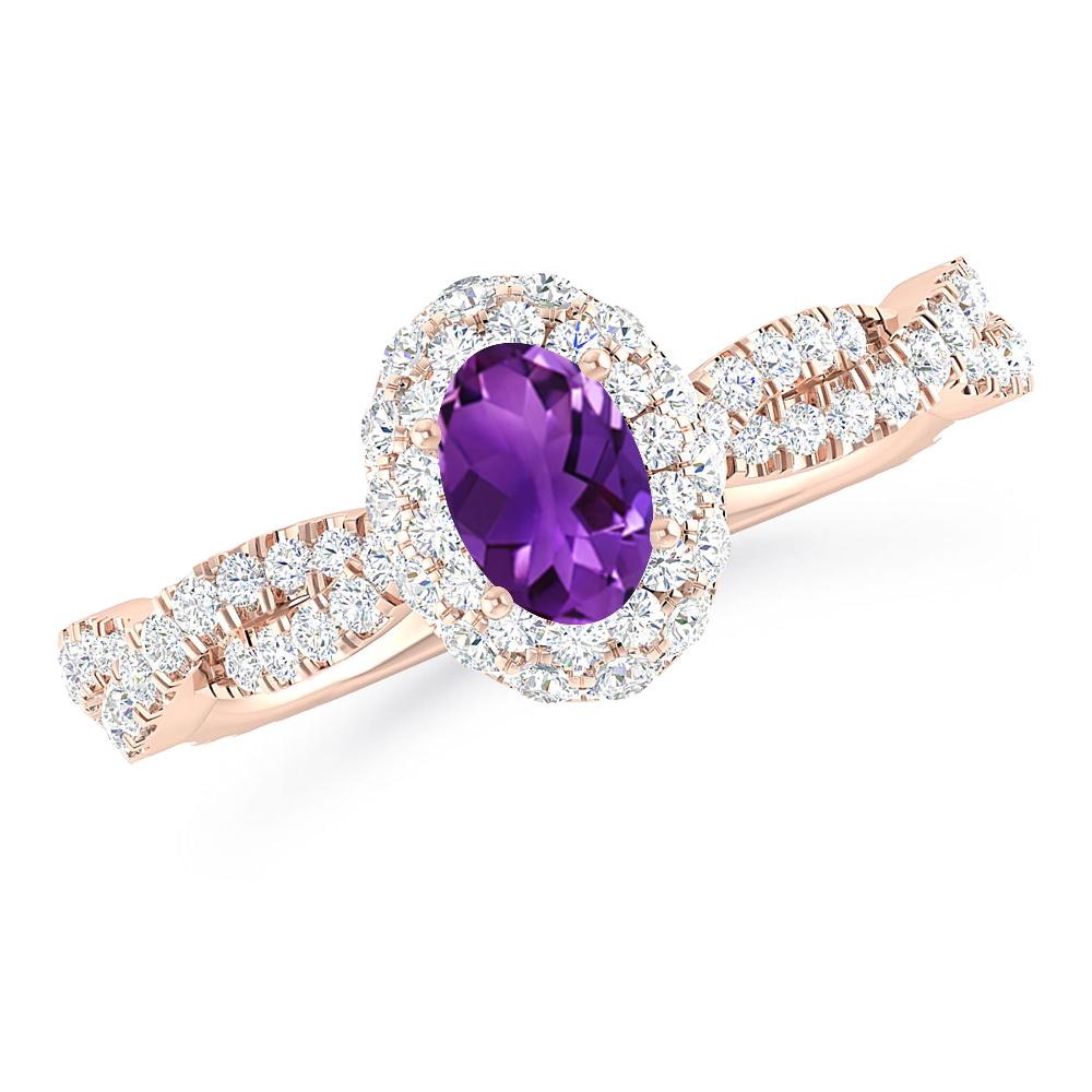 Rose Gold - Amethyst