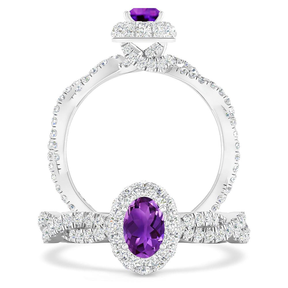 White Gold - Amethyst