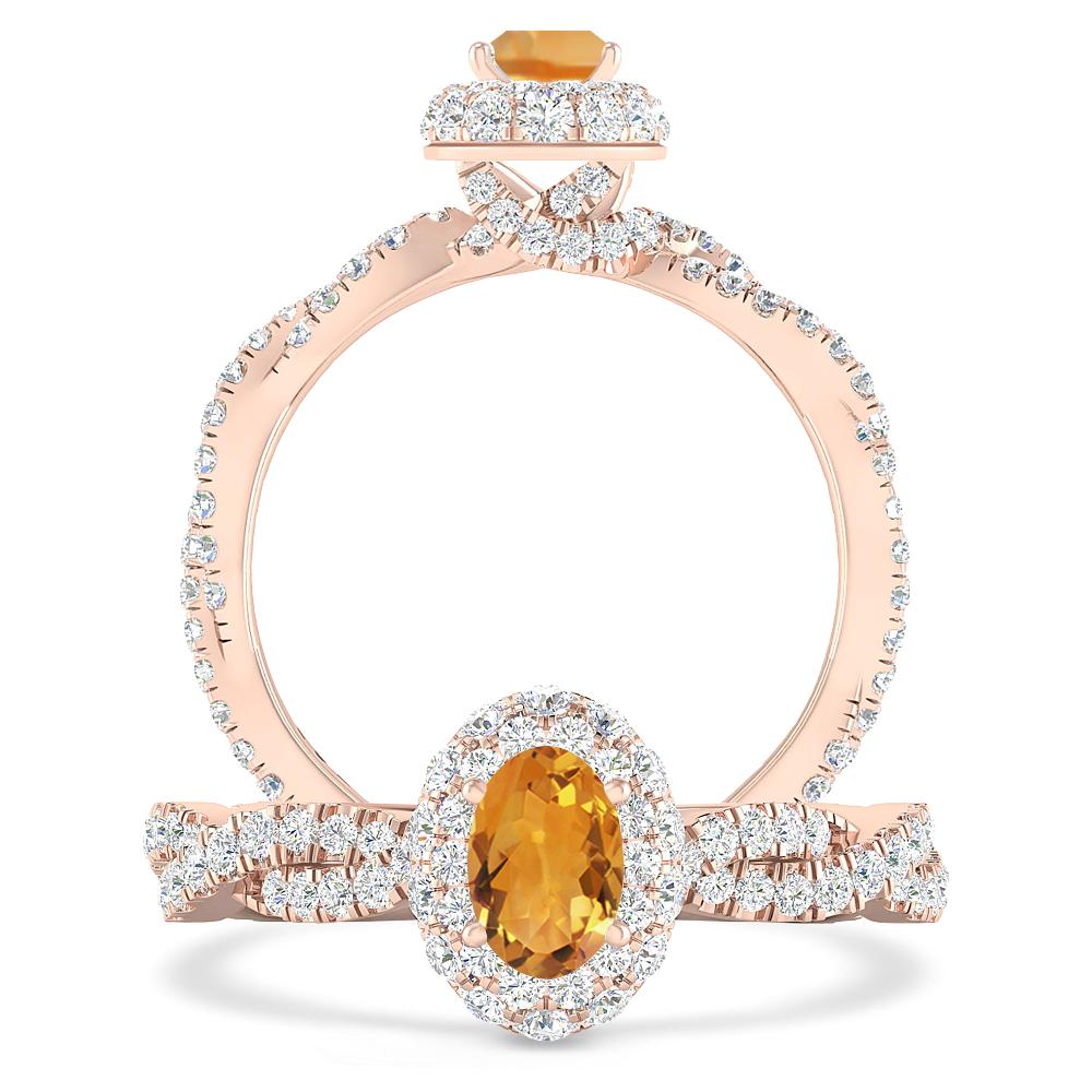 Rose Gold - Citrine