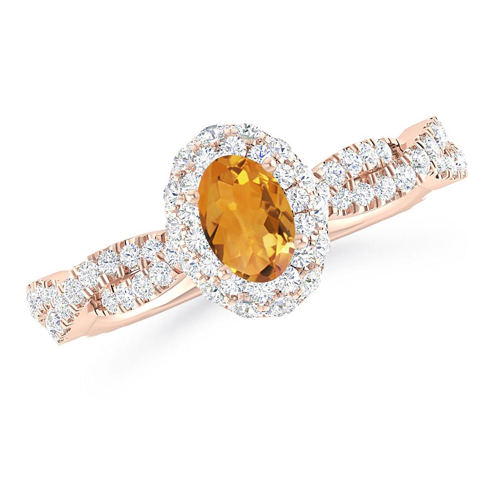 Rose Gold - Citrine