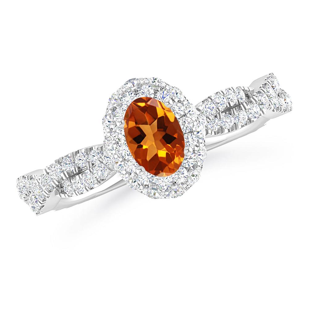 White Gold - Citrine