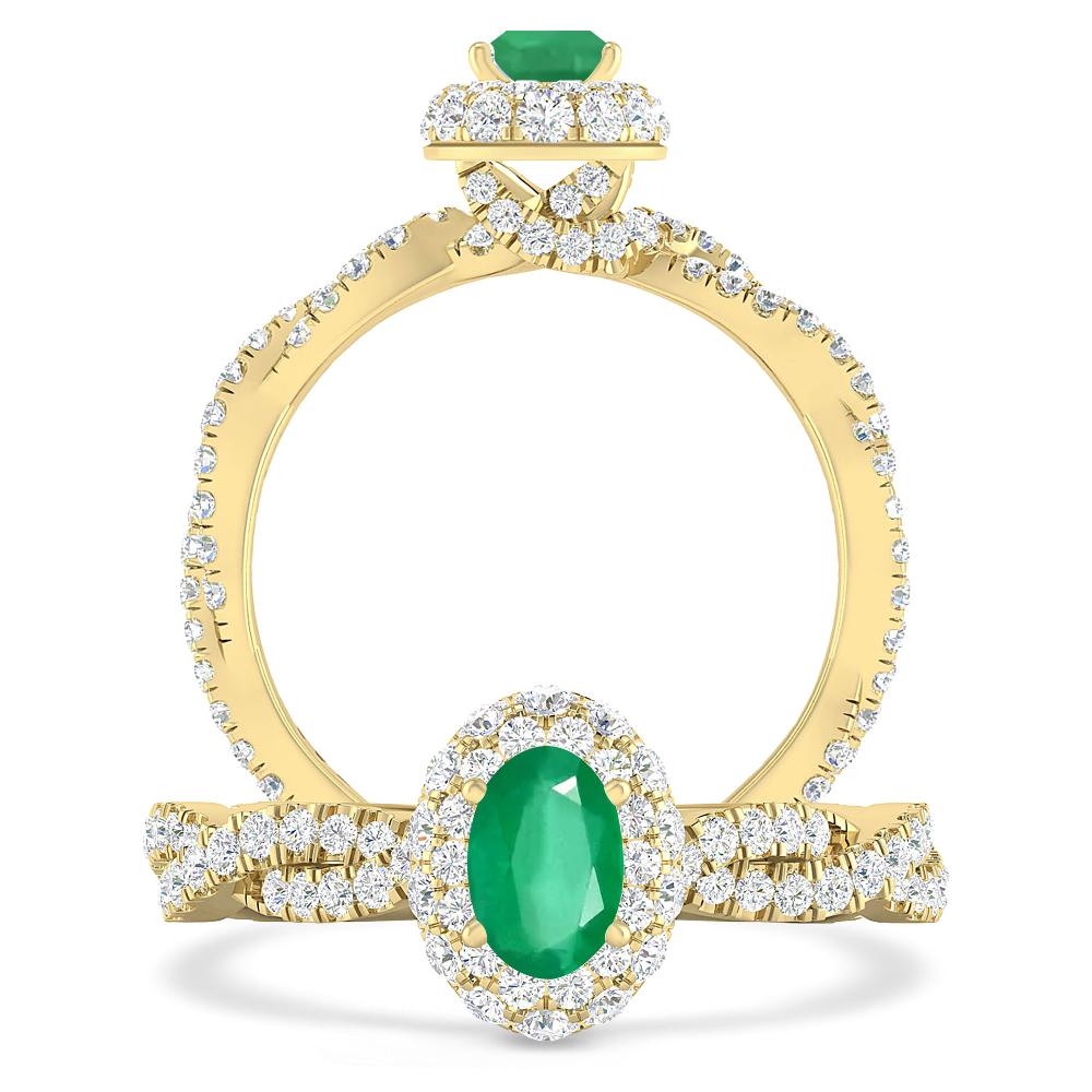 Yellow Gold - Emerald