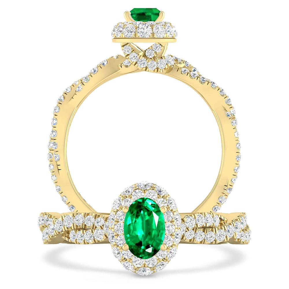 Yellow Gold - Emerald