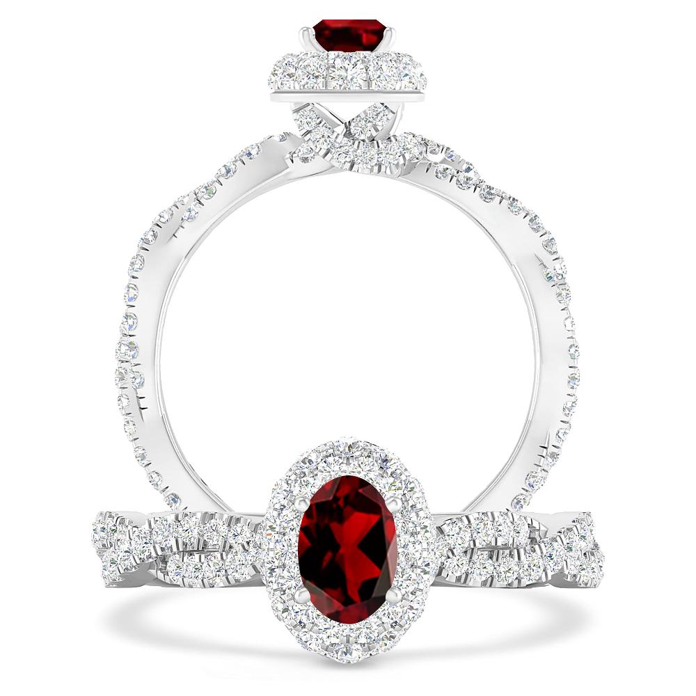 White Gold - Garnet