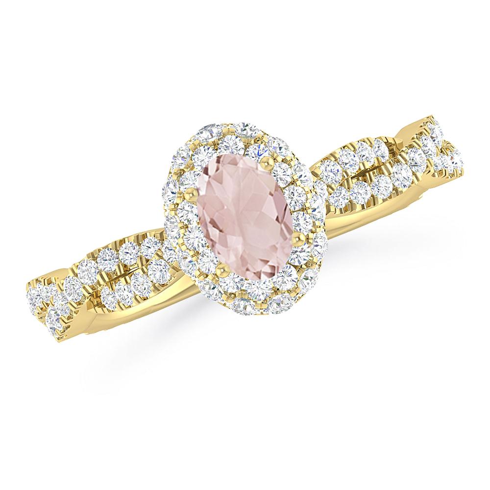 Yellow Gold - Morganite