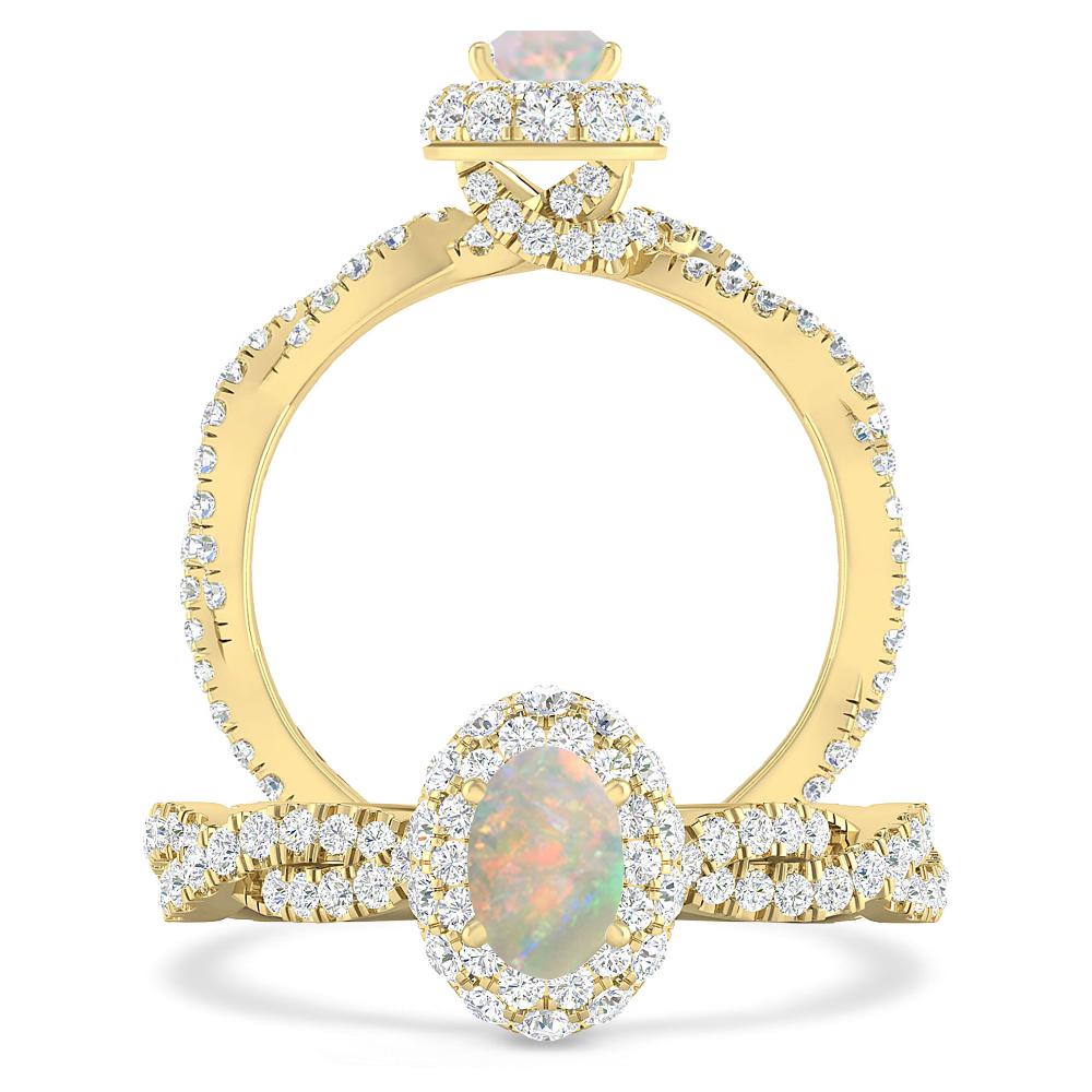 Yellow Gold - Opal