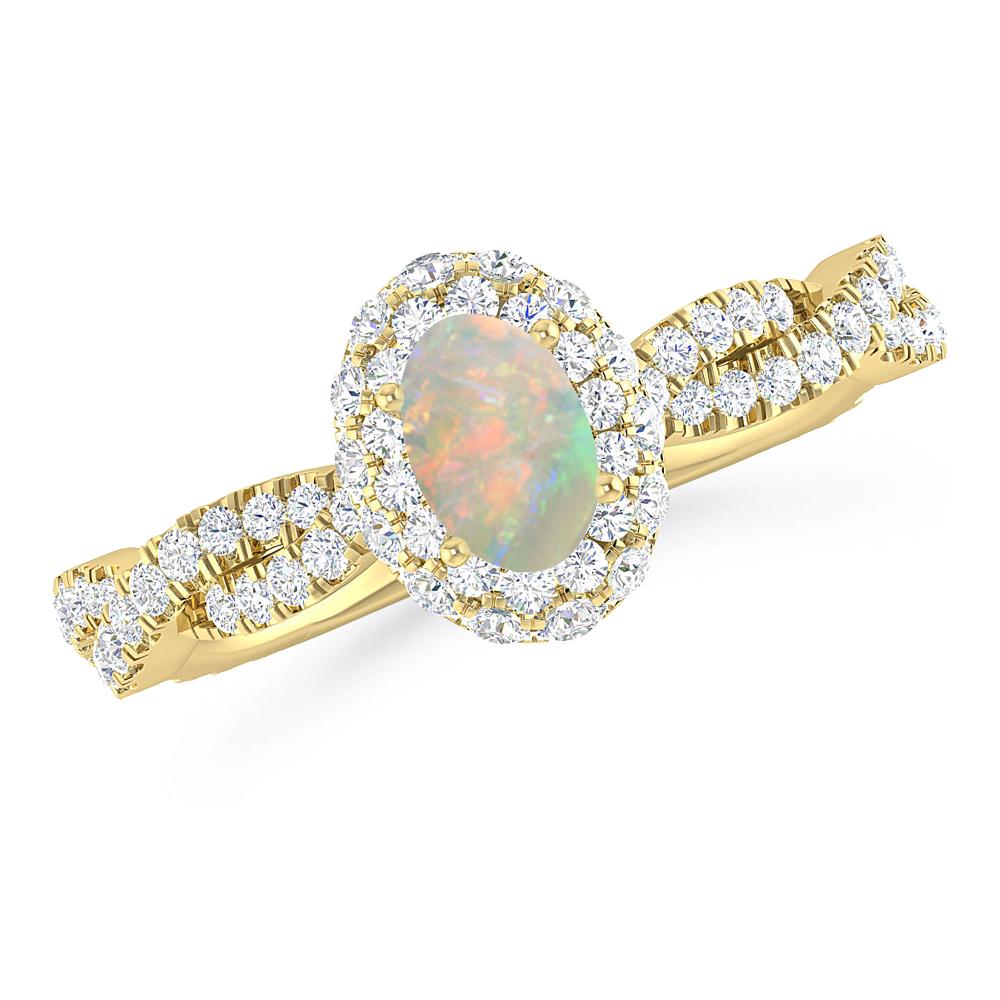 Yellow Gold - Opal