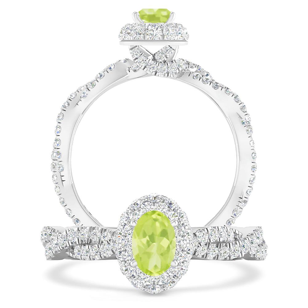 White Gold - Peridot