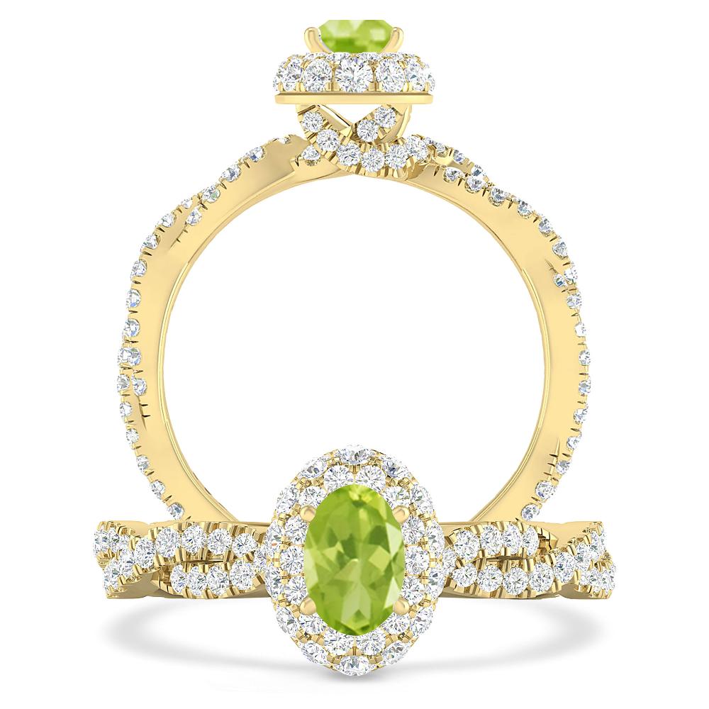 Yellow Gold - Peridot