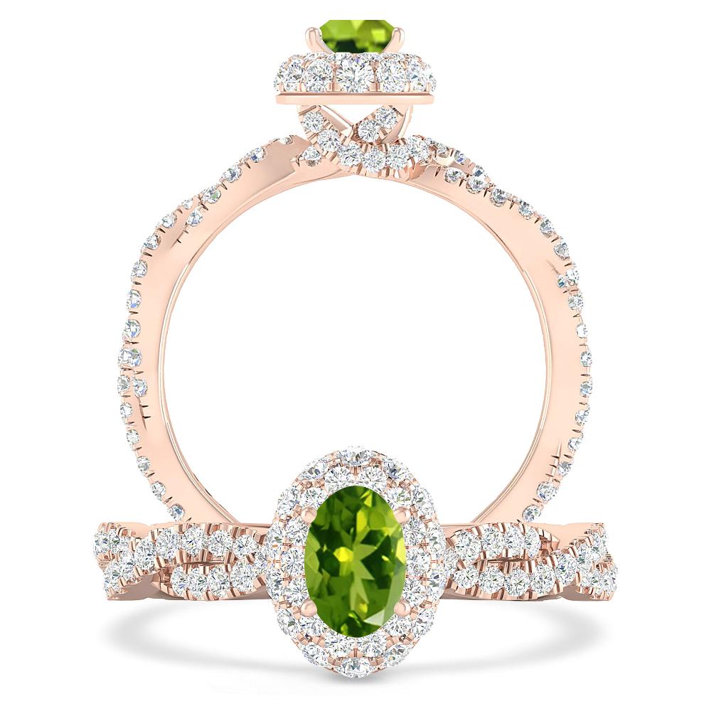 Rose Gold - Peridot