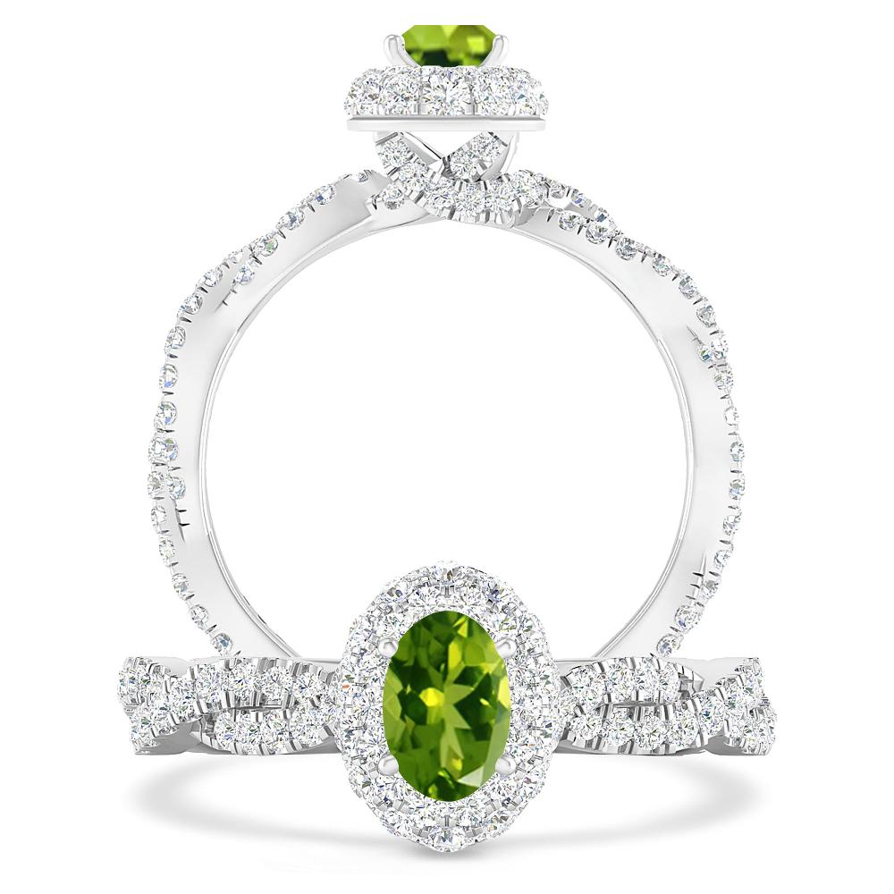 White Gold - Peridot