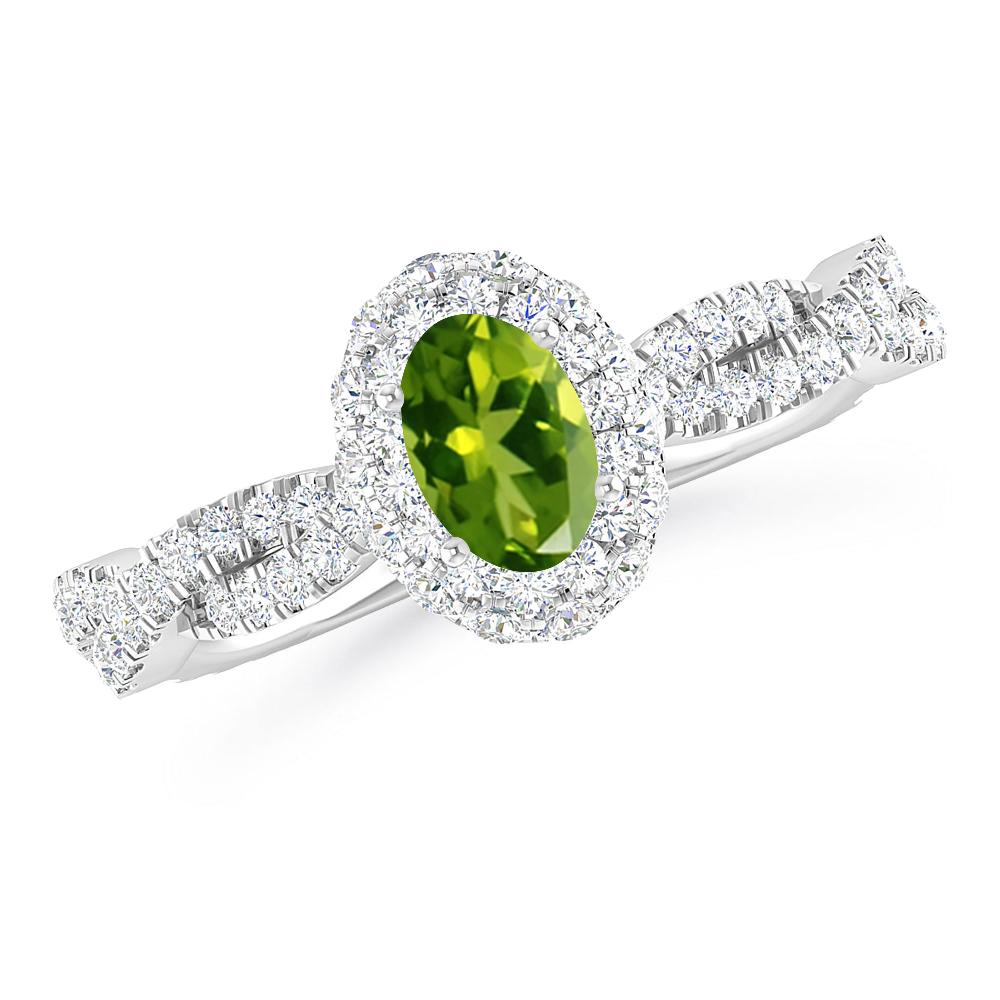 White Gold - Peridot