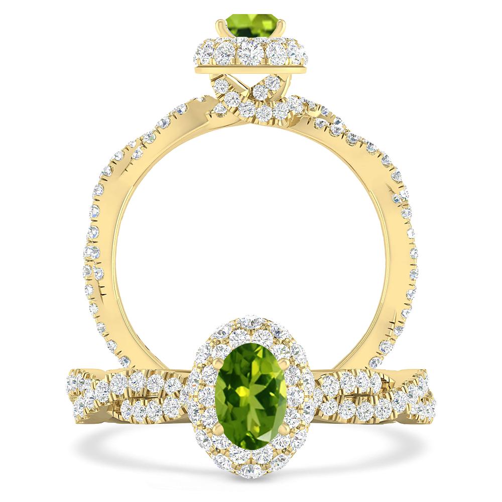 Yellow Gold - Peridot