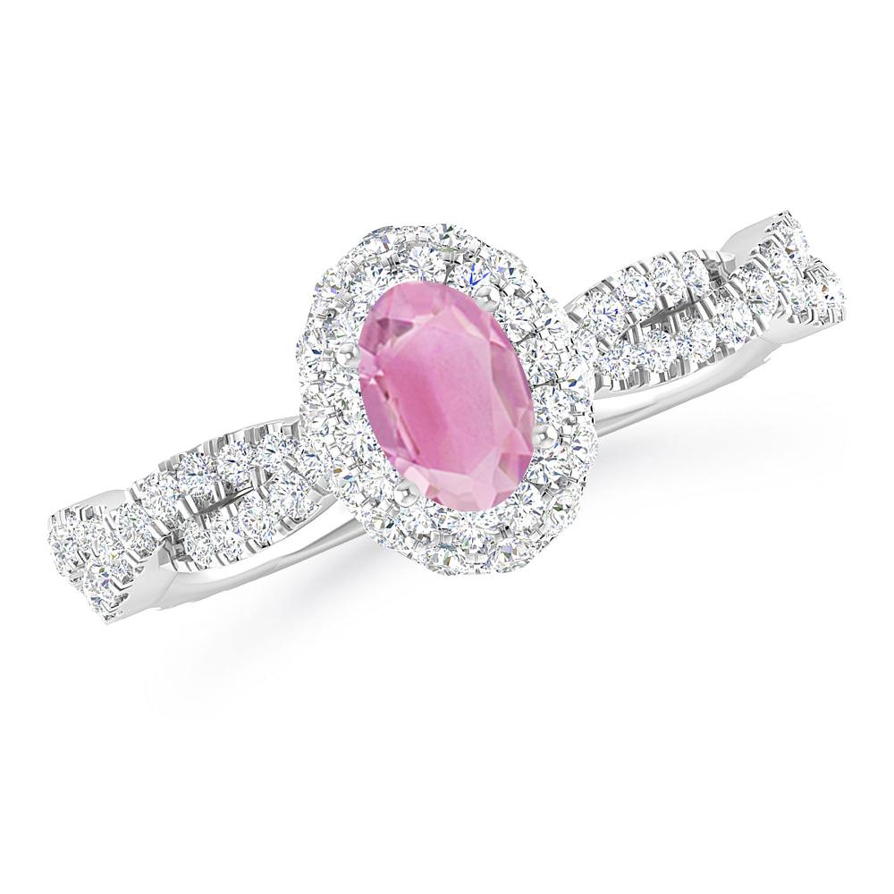 White Gold - Pink Tourmaline