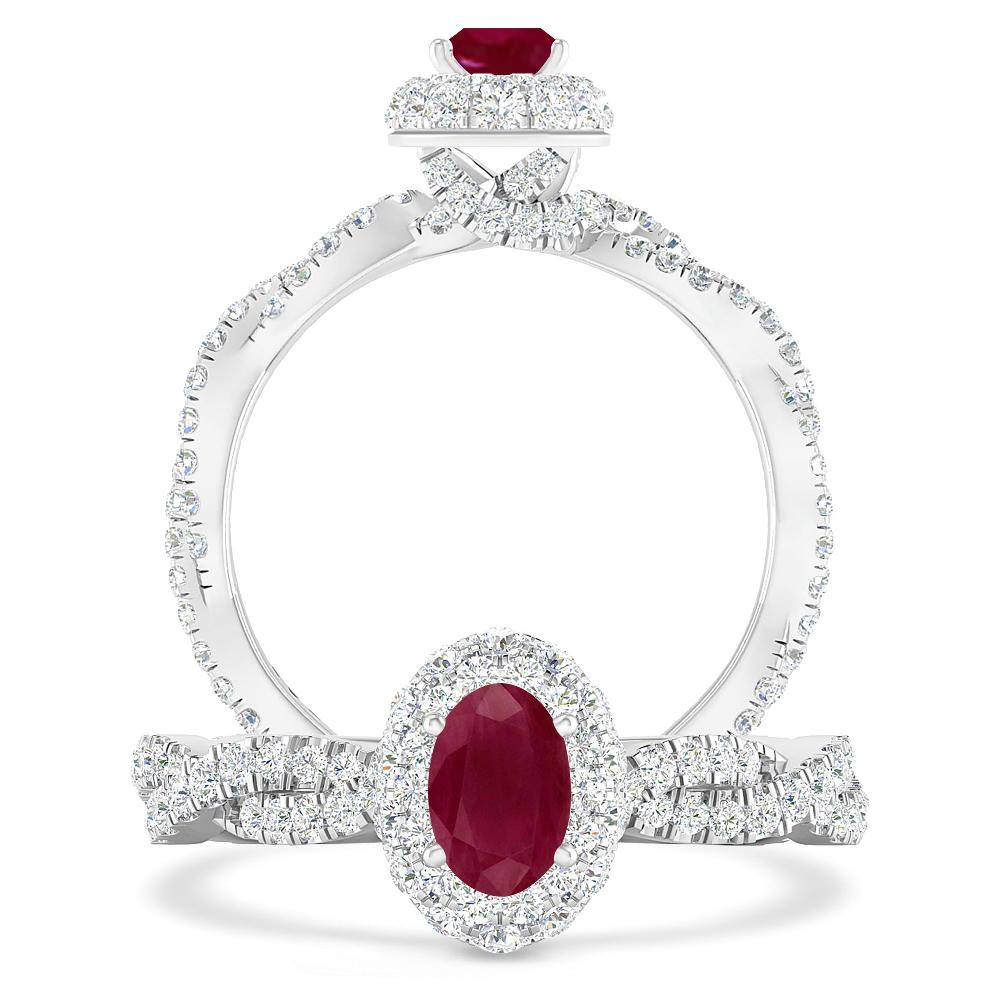 White Gold - Ruby