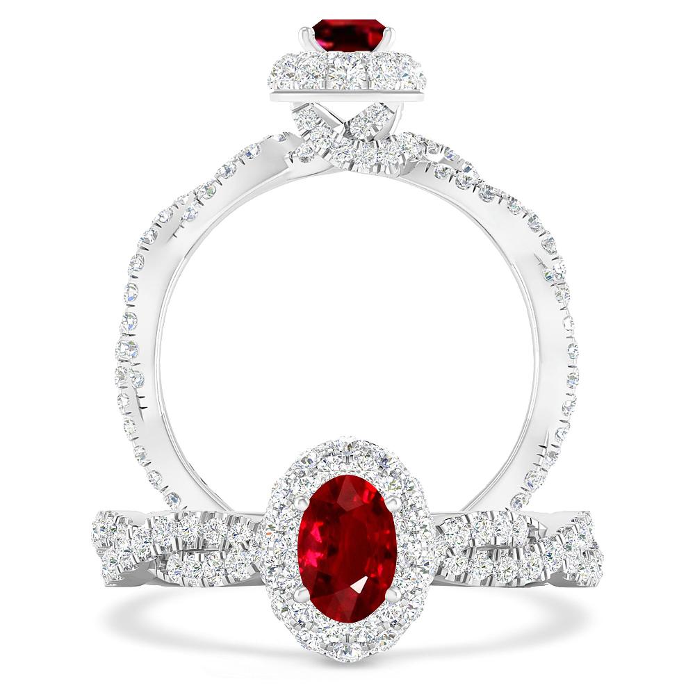 White Gold - Ruby