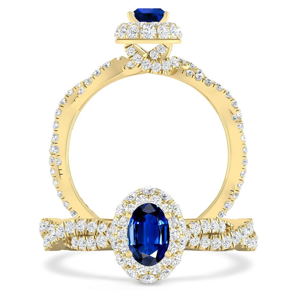 Yellow Gold - Sapphire