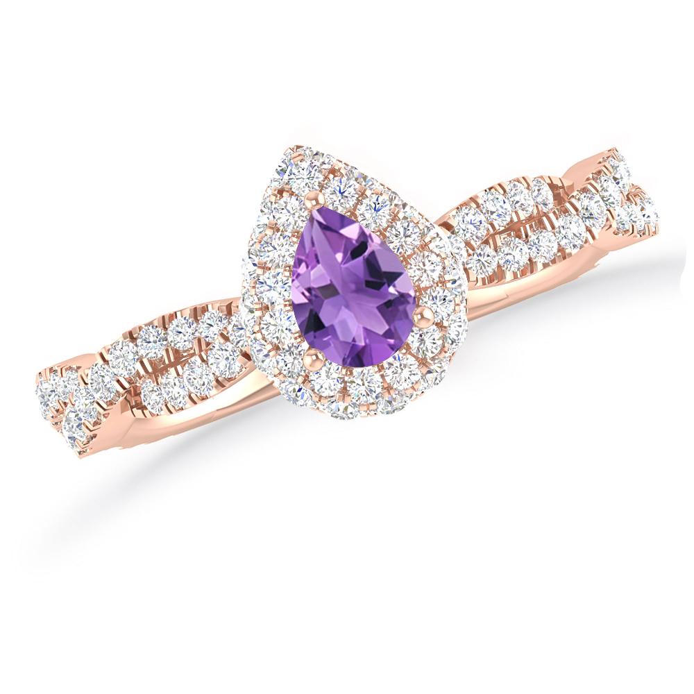 Rose Gold - Amethyst