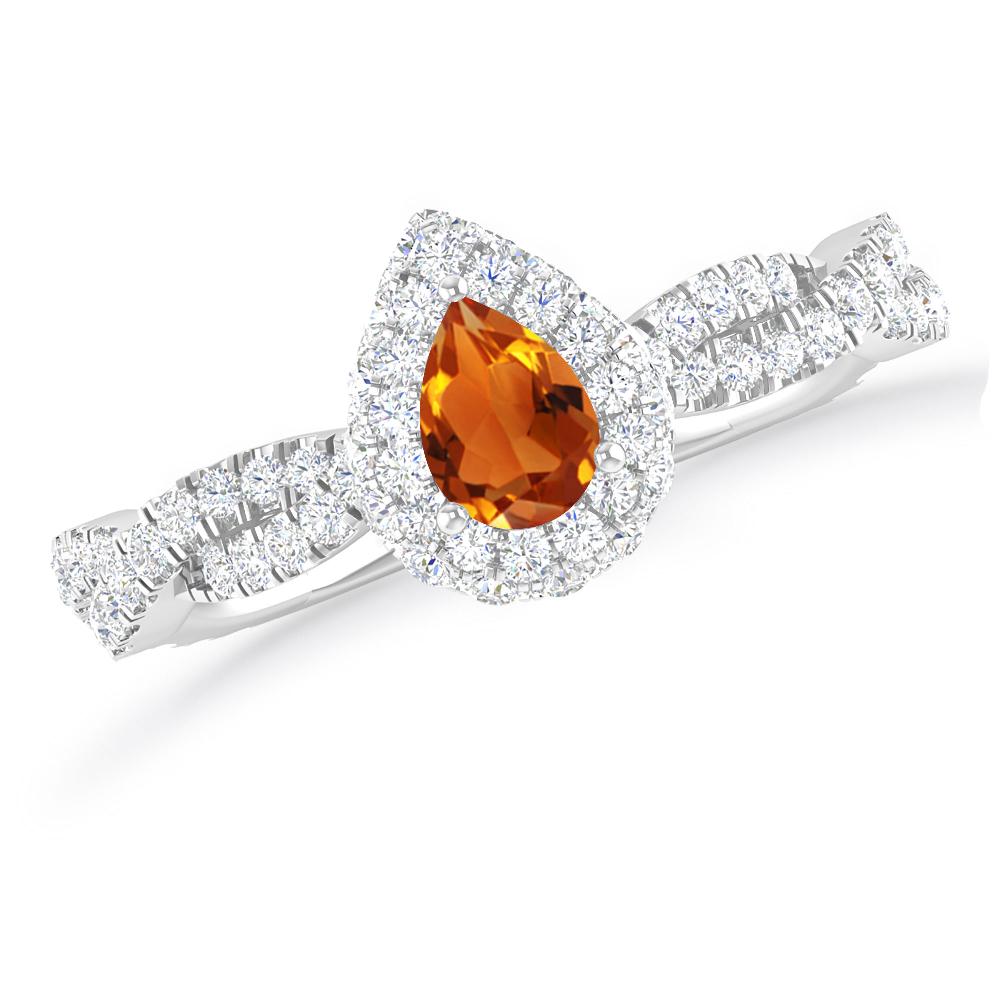 White Gold - Citrine