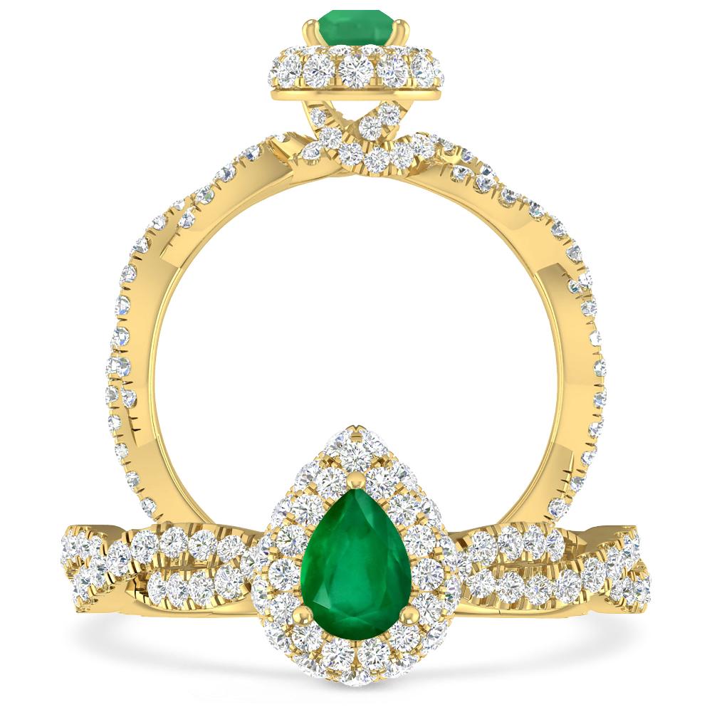 Yellow Gold - Emerald