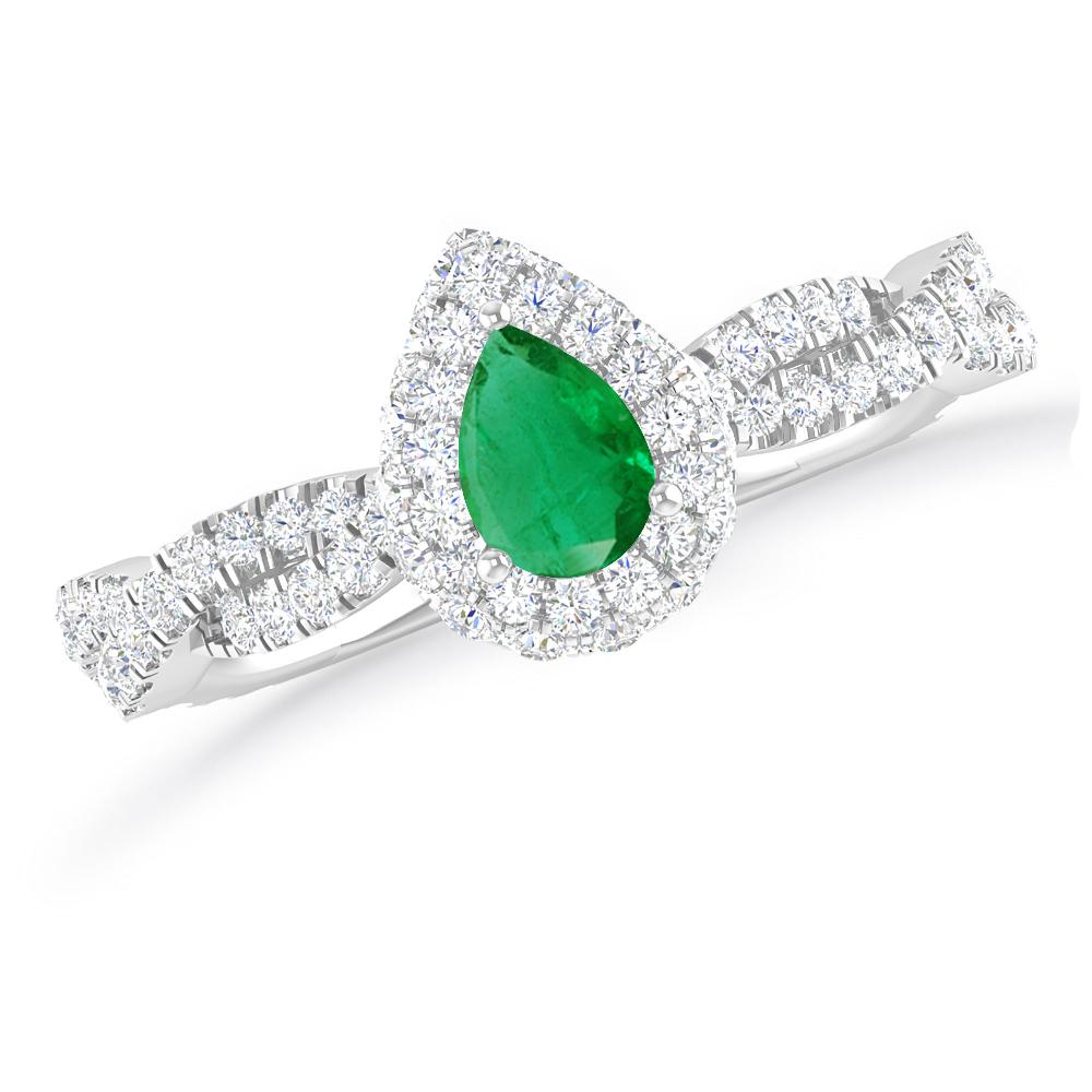 White Gold - Emerald