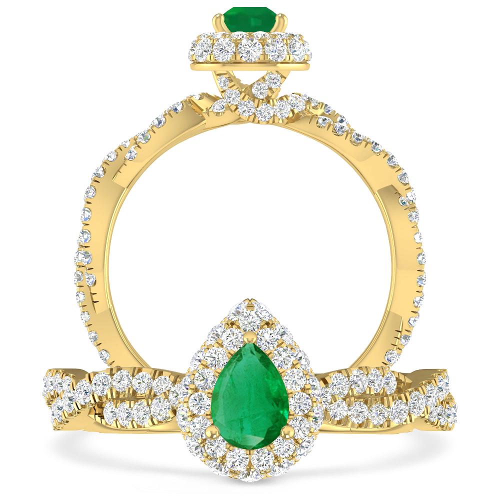 Yellow Gold - Emerald