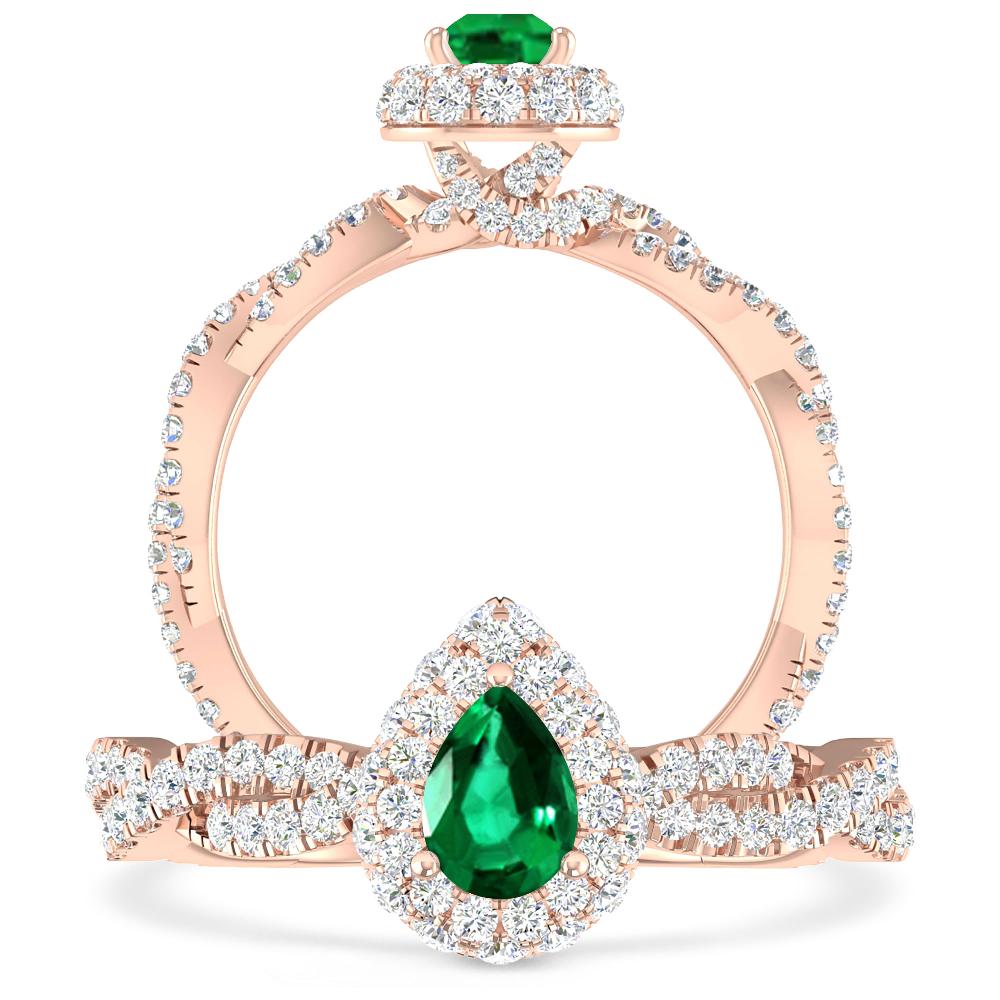 Rose Gold - Emerald