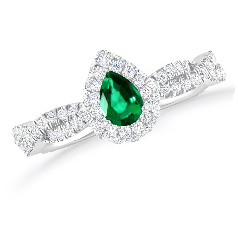 White Gold - Emerald